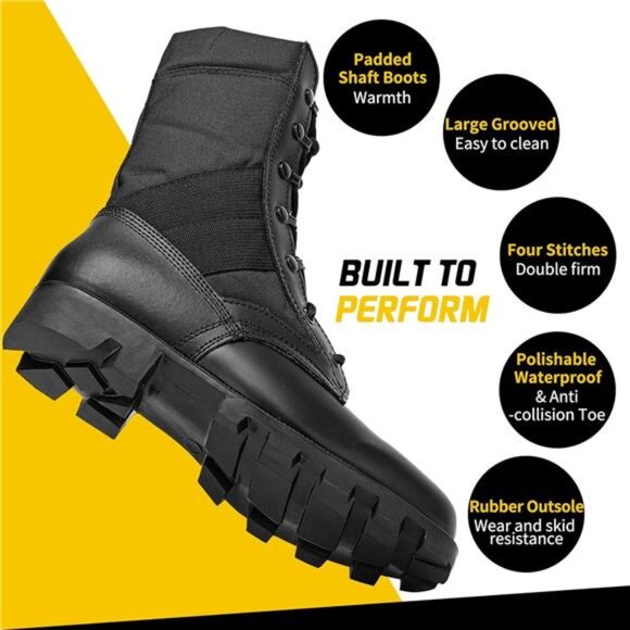 Tactical Military Boots for Men and Women 8 Inches Desert Combat Army Jungle main image 5
